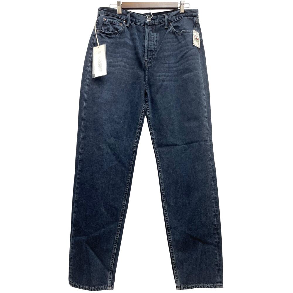 GRLFRND NWT Devon High Rise Slim Boy Jeans Size 29 100% Cotton Button Fly